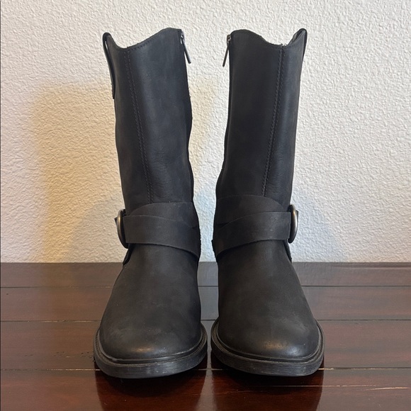 UGG Black Moto Boots for Women - Picture 1 of 8